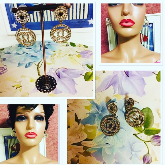 Beautiful Drop Earrings for Women Party Jewelry Gold - Picture 2 of 8